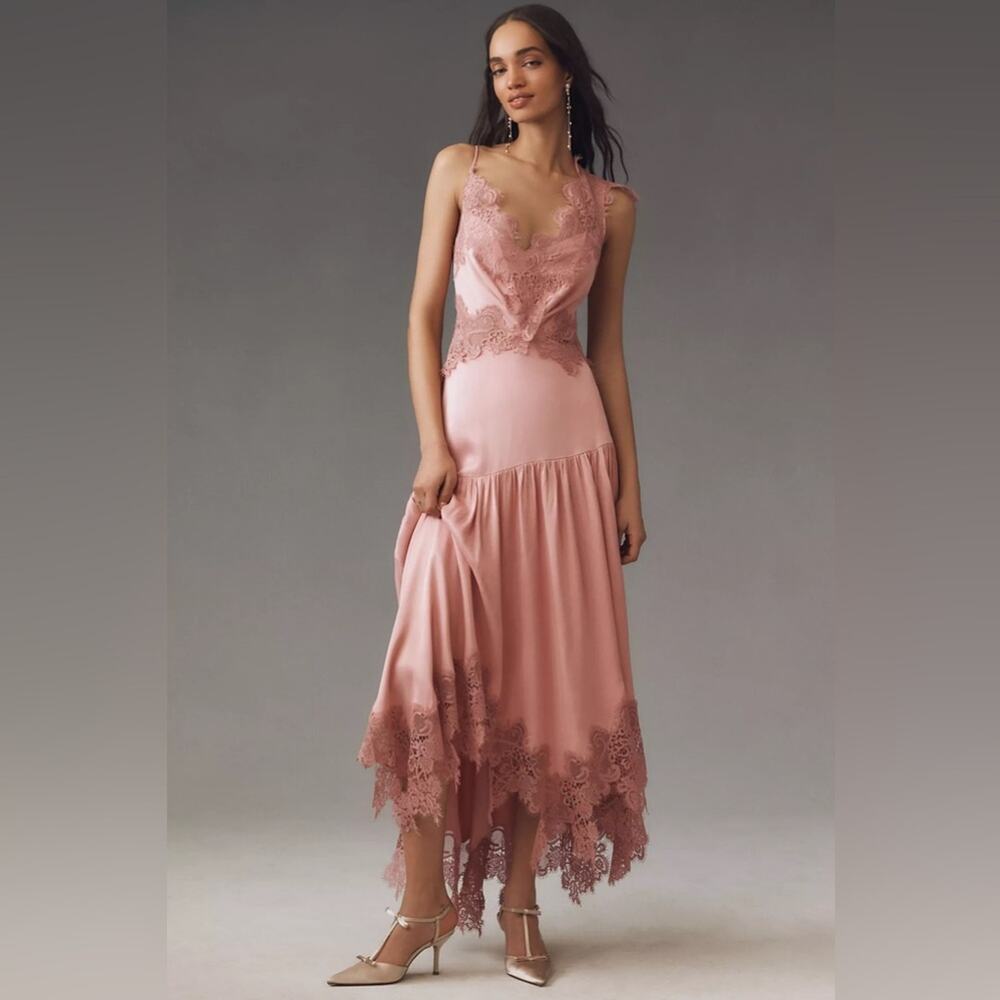 BHLDN Evelyn Lace Midi Dress - Picture 3 of 8